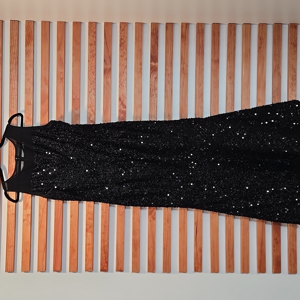 Source Unknown Glittering Black Maxi‎ Dress - Picture 6 of 6